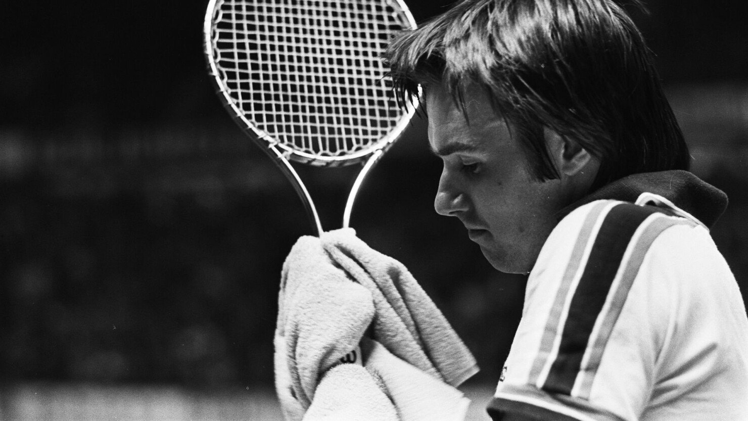 Jimmy Connors v Rotterdamu, r. 1978, foto wikimedia commons